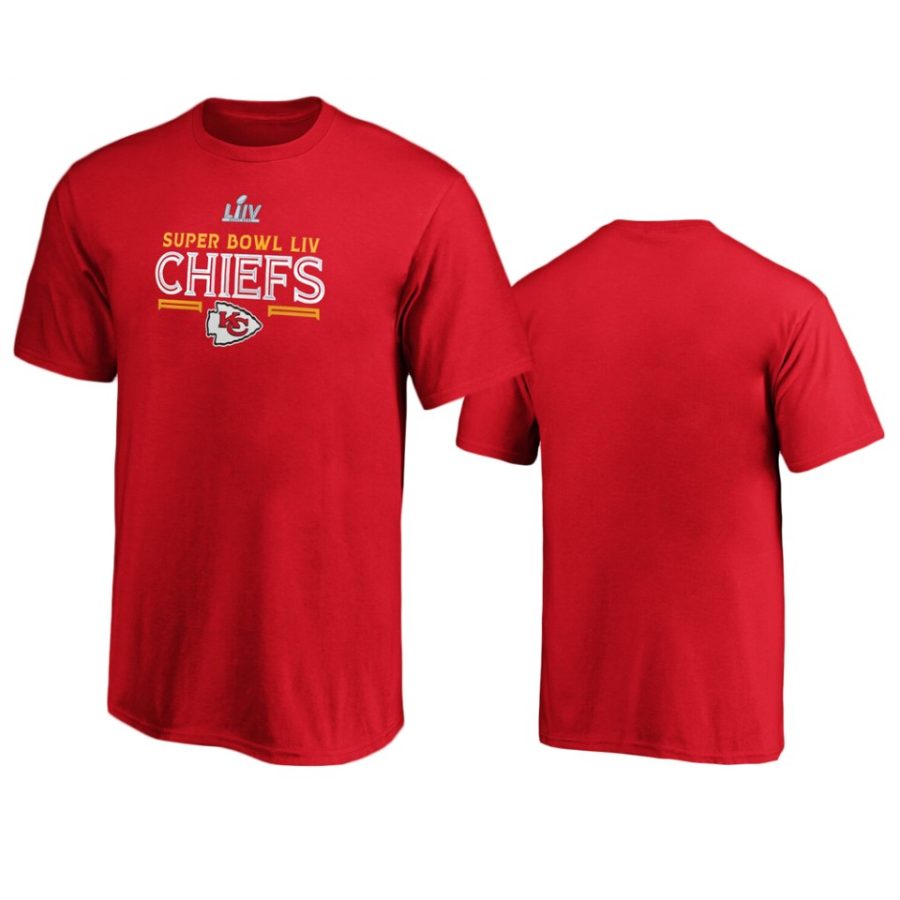 youth kansas city chiefs red super bowl liv gridiron t shirt