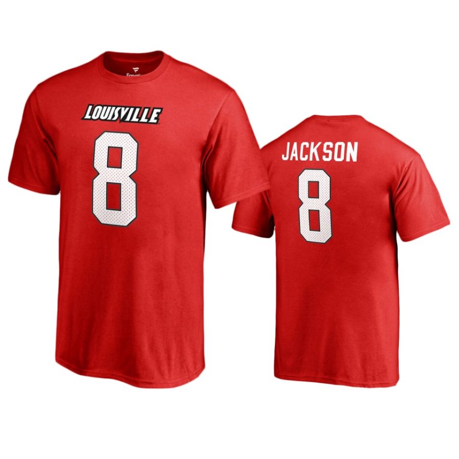 youth louisville cardinals lamar jackson college legends red t shirt