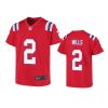 youth patriots jalen mills game red jersey