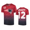 youth patriots tom brady red propulsion sublimated t shirt