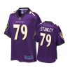 youth purple ronnie stanley pro line jersey 0a