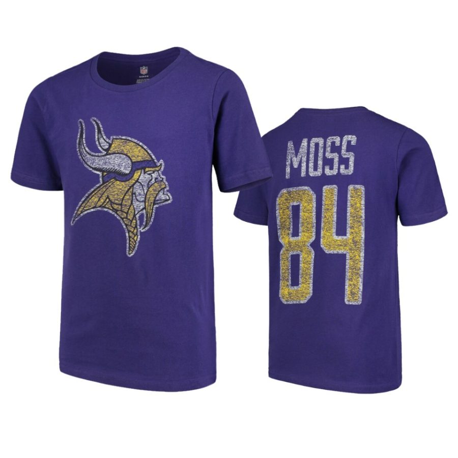 youth randy moss purple vintage t shirt