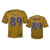 youth ravens mark andrews gold inverted game jersey