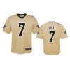 youth saints taysom hill gold inverted game jersey