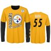 youth steelers devin bush gold black combo set t shirt