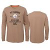 youth steelers khaki performance 2019 salute to service jersey