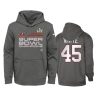 youth tampa bay buccaneers devin white charcoal super bowl lv champions trophy hoodie