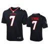 youth texans c.j. stroud navy 2024 game jersey