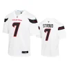 youth texans c.j. stroud white 2024 game jersey