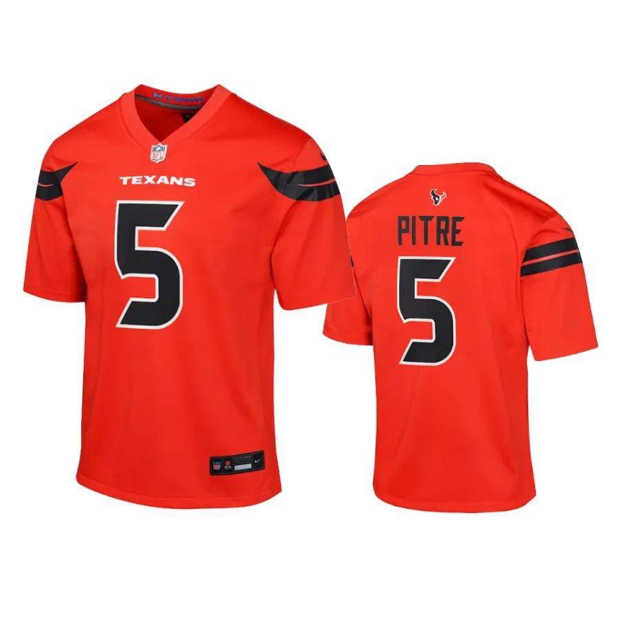 youth texans jalen pitre red 2024 alternate jersey