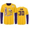 youth vikings c.j. ham gold purple combo set t shirt