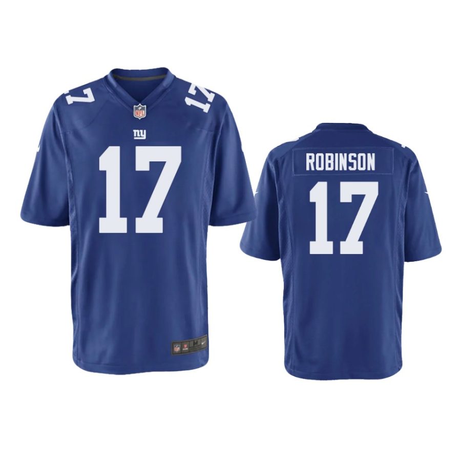 youth wandale robinson giants royal game jersey